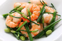 Tôm xào lá hẹ - món ăn giúp quý ông “trả bài” đầy đủ cho vợ