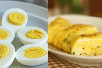 Trứng luộc và trứng rán, loại nào bổ dưỡng hơn?