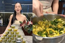 Học Phương Oanh làm nước detox 3 vị giúp da sáng, dáng xinh đón hè