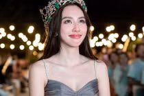  Hoa hậu Thùy Tiên gây tranh luận về phát ngôn lấy chồng