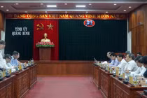 Liên hiệp các Hội Khoa học và Kỹ thuật Việt Nam làm việc với Thường trực Tỉnh ủy Quảng Bình.