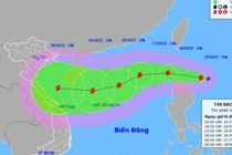 Bão Nesat mạnh dần, cách quần đảo Hoàng Sa khoảng 720km