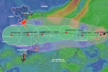 Bão Noru di chuyển thần tốc, có thể giật cấp 16
