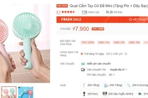Quạt mini cầm tay giá 8.000 đồng có chất lượng? 