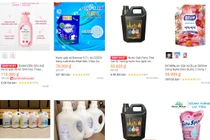 Nước giặt siêu rẻ “tung hoành” chợ mạng 