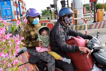 Trường hợp được chở 3 người bằng xe máy