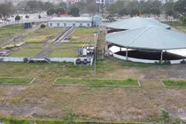 Nhà máy xử lý nước thải khu đô thị Việt Hưng bỏ hoang