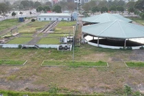 Nhà máy xử lý nước thải khu đô thị Việt Hưng bỏ hoang