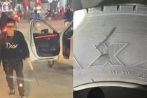 Cần xử lý nghiêm tài xế cầm dao chém rách lốp xe buýt