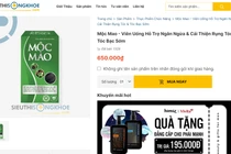 Thực phẩm bảo vệ sức khỏe Mộc Mao: Quảng cáo tràn lan, bất chấp cảnh báo?