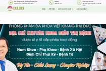 Phòng khám Việt Khang Thủ Đức bị tước giấy phép hoạt động