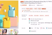 Tai nghe Bluetooth 44.000 đồng, chưa dùng đã hỏng