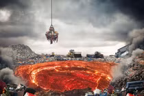 Nếu vứt rác vào núi lửa, chuyện gì sẽ xảy ra? 