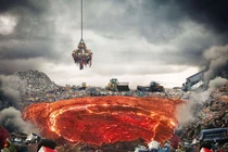 Nếu vứt rác vào núi lửa, chuyện gì sẽ xảy ra? 