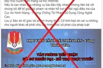 Giả mạo Facebook Học viện Cảnh sát nhân dân hỗ trợ lấy lại tiền lừa đảo