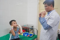 Bé trai 8 tuổi bị hoại tử bàn tay nghi do rắn cắn