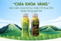 "Chìa khóa vàng" làm nên chai trà tự nhiên TH true TEA được lòng giới trẻ