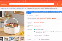 Tràn lan máy khử độc thực phẩm giá bèo