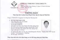 Thông báo thực tập sinh bỏ trốn khỏi nơi làm việc ở Nhật Bản