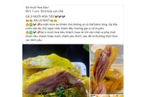 Gà ủ muối siêu rẻ tràn ngập chợ online