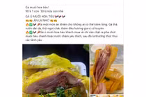 Gà ủ muối siêu rẻ tràn ngập chợ online