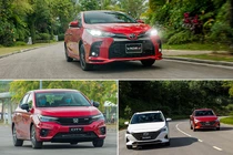 Toyota Vios ế ẩm, doanh số Hyundai Accent và Honda City "vượt mặt"
