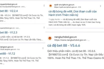Vì sao loạt website cơ quan nhà nước bị cài link ẩn quảng cáo cờ bạc?