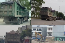 Hải Dương: Nhiều xe có dấu hiệu quá tải lưu thông đường tỉnh 390C