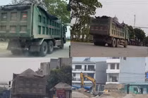 Hải Dương: Nhiều xe có dấu hiệu quá tải lưu thông đường tỉnh 390C