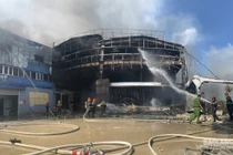 Lạng Sơn: Cháy lớn tại xưởng lắp ráp xe điện DK Bike