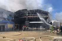 Lạng Sơn: Cháy lớn tại xưởng lắp ráp xe điện DK Bike