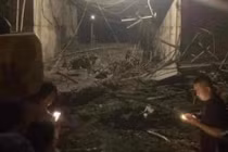 Sập cầu chui dân sinh đường dẫn cao tốc Tuyên Quang - Hà Giang