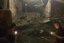 Sập cầu chui dân sinh đường dẫn cao tốc Tuyên Quang - Hà Giang