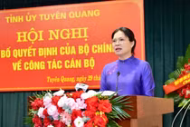 Bà Hà Thị Nga làm Bí thư tỉnh ủy Tuyên Quang