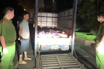 Phát hiện hàng tấn thịt lợn bốc mùi tại Vĩnh Phúc