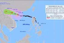 Bão Yagi giảm 1 cấp, cách Quảng Ninh khoảng 360 km