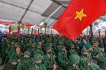 Thanh niên Hà Nội lên đường nhập ngũ hôm nay