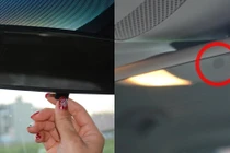 Chấm đen trên gương chiếu hậu lắp trong ô tô có tác dụng của gì?