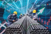 Cổ phiếu ngành thép khởi sắc đi lên từ đáy