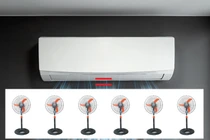 1 điều hòa bằng bao nhiêu quạt?