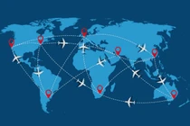 Lý do máy bay không bay theo đường thẳng