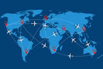 Lý do máy bay không bay theo đường thẳng