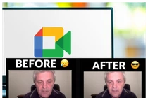 Google Meet trình làng tính năng làm đẹp, không cần trang điểm khi họp online