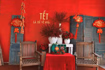 5 kiểu bày trí nhà cửa đón Tết đơn giản, cực đẹp