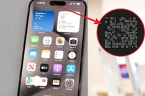 Mã QR siêu nhỏ "ẩn mình" trong màn hình iPhone