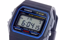 Thời lượng pin "khủng" của chiếc đồng hồ huyền thoại Casio F91W