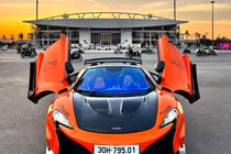 Cận cảnh McLaren 650S Spider mui trần rao bán hơn 10 tỷ ở Hà Nội