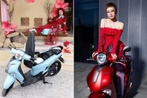 Rapper Pháo và Tiktoker Hoa Xù tự tin thể hiện phong cách với Yamaha Janus