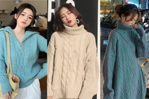 Phối đồ sành điệu với áo len