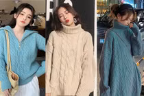 Phối đồ sành điệu với áo len